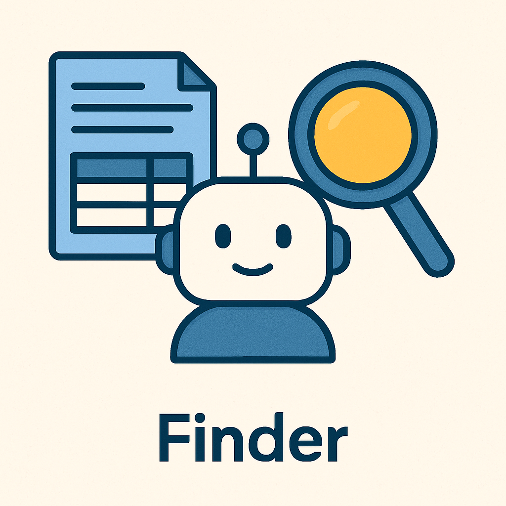 Finder concept illustration